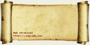 Negovanka Stanojević vizit kartica